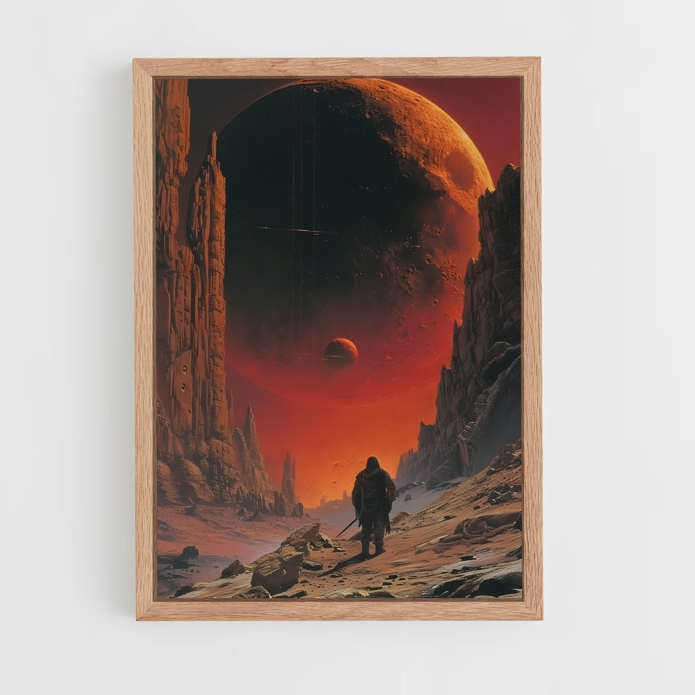 Poster Voyageur des Sommet – affiche Art spatial (vue 4)